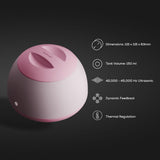 Zima Dental Pod | Rose Pink | Ultrasonic Retainer Cleaner Machine | Aligner, Nightguard, Mouth Guard, Denture Cleaner | Oral Dental Care FSA HSA Approved