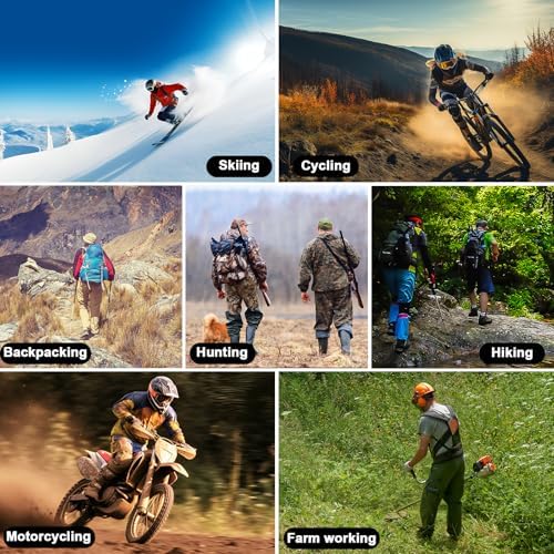 Adjustable Snake Gaiters for Men & Women, Thicken Snake Proof Boot Gators, Snake Bite Protection Guards Chaps, Waterproof Leg Gators for Hiking, Hunting, Snow, Snowshoeing, Rattlesnake