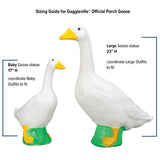 Gaggleville Frankenstein Goose Outfit, Fits 23" H Large Porch Goose by Fox Valley Traders
