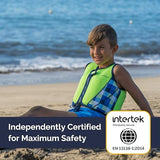 Limmys Premium Kids Swim Vest - Toddler Swim Jacket and Buoyancy Swimming Aid - Modern Design Swimming Vest for Boys, Girls and Babies - Drawstring Bag Included