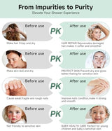 SunCleanse Filtered Shower Head with Handheld, 9-Spray Setting Detachable Showerhead with Filters, Shower Head for Hard Water - Filtered Chlorine, Improve Skin and Hair Texture, Chrome