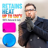 Reusable Heat Packs, Set of 8 - Gel Hand Warmer with Snap to Heat Metal Disc Technology for One Click Heating - Instant to Go Pocket Hand Warmer with Gift Packaging.