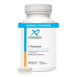 XYMOGEN L-Theanine - Patented Suntheanine L theanine 400mg Per Serving - Amino Acid Supplement to Support Calm + Relaxation Without Drowsiness, Liver Health (60 Capsules)