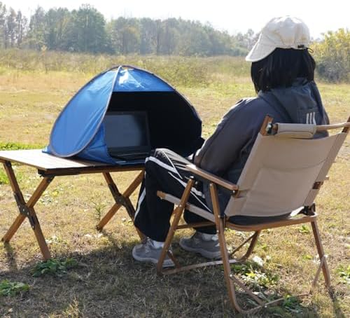 Small Pop-up Head Tent Portable Beach Shade with Two Sand Bags, Mini Beach Tent Pet Shade for Dogs/Cats