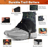 Hiking Gaiters for Woman, Running Shoe Gaiters, Trail Running Gaiters Sandproof, Hiking Gaiters, Ankle Gaiters for Hiking, Snow, Trail Running, Hunting, Skiing, Mountain Climbing