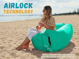 WEKAPO Inflatable Lounger Air Sofa Hammock-Portable,Water Proof& Anti-Air Leaking Design-Ideal Couch for Backyard Beach Traveling Camping Picnics & Music Festivals