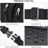 Fanny Pack Men Women Plus Size with Extender Strap 70",Extra Large Crossbody Waist Bag with Adjustable Belt, Fashion Hip Bum Bag for Outdoors Workout Traveling Casual Hiking Walking Cycling