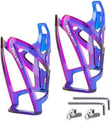 ROCKBROS Bike Water Bottle Holder Ultra-Light Bicycle Bottle Cages with Screws Tool, Universal Bike Cup Holder for Road MTB Mountain Bikes Cycling Accessories（2 Pack）