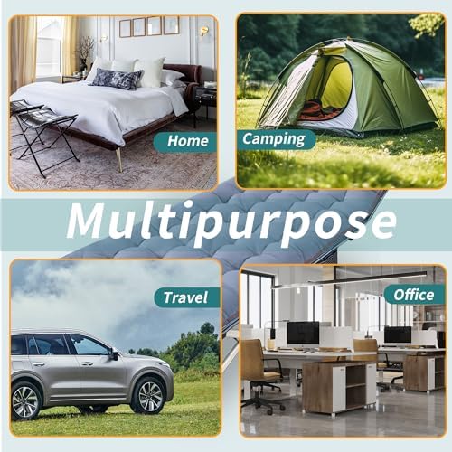 79" L x 32" W x 18" H Oversize XXL Camping Cot with Comfortable Mattress for Adults Extra Wide Cots for Sleeping Folding Cot Camping Bed Heavy Duty with Carry Bag for Home Office Outdoor