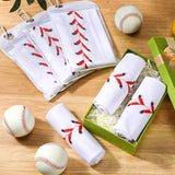 6 Pack Baseball Cooling Towels for Boys, White Sports Towels with Bags, 40"x12" Breathable Chilly Towel, Microfiber Towel for Baseball Sport Team Gift