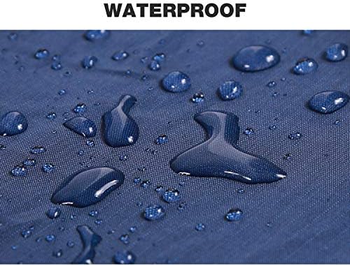 REDCAMP Large Waterproof Stadium Blanket for Cold Weather, Soft Warm Fleece Camping Blanket Windproof for Outdoor Sports, Dark Blue
