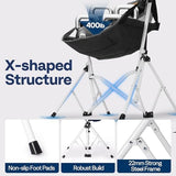 VIVOHOME Hammock Camping Chair, Portable Outdoor Swinging Rocking Chairs for Adults with Adjustable Pillow, Back and Height for Travelling, Backyard, Patio, Supports 400 lbs, 600D Breathable Mesh