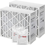 20x25x4 Furnace Filters, FC100A1037 Filter Replacement, Merv 11 Filter Media with Homequip Disposal Bag (2 Pack)