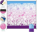 Beach Blanket Waterproof Sandproof Extra Large Beach Mat 79" X 83"/120"x108"for 1-8 Adults Quick Drying Durable Outdoor Picnic Mat for Beach Travel Camping Hiking