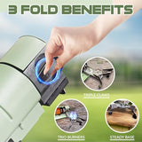 17,700 BTU Foldable Butane Camping Stove – 5,200W Portable Gas Burner with Carrying Bag for Outdoor Cooking, Backpacking & Emergency Use