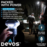 Devos Outdoor LightRanger 1200 - High-Performance LED Tripod Lantern with Adjustable Height, 1200 Lumens Brightness, and Long Battery Life.