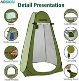 AOSION Privacy Shower Tent,Pop Up Changing Tent,Camp Bathroom Changing Dressing Room,Sun Sunshade Canopy Outdoor Rain Shelter for Camping Hiking Beach Picnic Fishing.