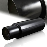 4" N1 Tip Black Stainless Steel 2.5" Inlet Racing Weld Exhaust Muffler+Silencer