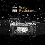 Princeton Tec Remix 450 Lumen Maxbright & Ultrabright Black / Dark Gray, LED Headlamp, IPX4 Water Resistance, Essential for Hiking, Camping, Hunting, Fishing, Running, & Safety Preparedness.