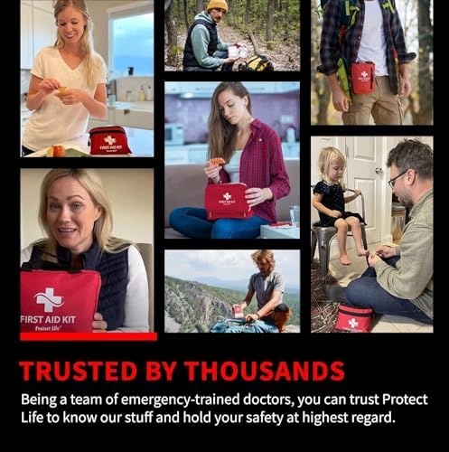 Protect Life Survival First Aid Kit for Home/Business, Camping Survival Kits