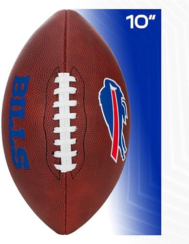 Franklin Sport NFL Team Football - Youth Junior Size Football for Kids - Official NFL Team Logo + Colors Youth Football - Kids NFL Fan Shop Football