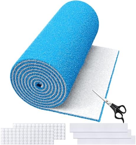 Air Vent Filters,20''x90''Cut to Fit Air Filter Material (80+Filters),MERV 8 Electrostatic Air Vent Filter for Home Floor, Grilles, Ceiling, HVAC Furnace Vents, With 48PCs Adhesive Hook Tape