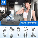 Sukkeen [4 Pack Cooling & Microfiber Towel (40'x12'),Soft Breathable Ice Towel for Yoga, Sport, Running,Gym & More Activities