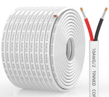 10 Gauge Marine Wire, 10/2 Duplex Marine Grade Cable, IP68 Waterproof/Oxygen-Free Tinned Copper Stranded PVC 10 AWG Wire for Boat, Automotive, RV, Solar, LED Strips (100FT/30M)