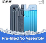 Yitote (3.5LB) Pre-Filled Hard Ice Packs for Coolers Long Lasting Reusable(2Packs),Cooler Ice Packs for Lunch Bags,Lunch Box Ice Packs Reusable Freezer Packs for Cooler Backpack.