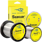 Seaguar InvizX Multi-Species Fishing Line for Casting, Live Bait, Freshwater, 100% Fluorocarbon, Clear, Multiple Sizes
