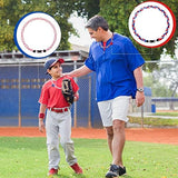 Junkin Baseball Necklaces Three Braided Rope Titanium Necklace for Team Gifts Boys Men Player Softball Fans Sports