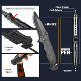 Gifts for Men Him Dad, Survival Kits and Equipment 14 Pcs, Christmas Stocking Stuffers, Anniversary Birthday Gifts for Husband Boyfriend Guy, Camping Essentials, Cool Gadgets for Men