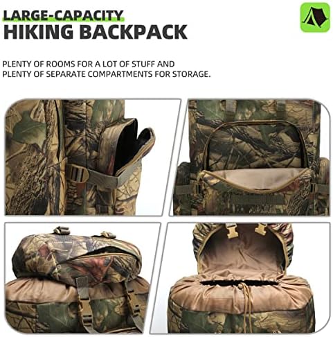 King'sGuard 100L Camping Hiking Backpack Molle Rucksack Military Camping Backpacking Daypack