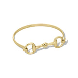 James Michelle Horse Bit Bracelet for Women – 3-Year Color Guarantee – Waterproof, Non-Tarnish, Hypoallergenic, Gold PVD Coated – Great for Beach, Wedding, Gifts