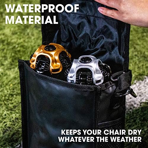 CLIQ Waterproof Chair Bag - Holds 2 Folding Chairs - Perfect for Camping and Other Outdoor Adventures
