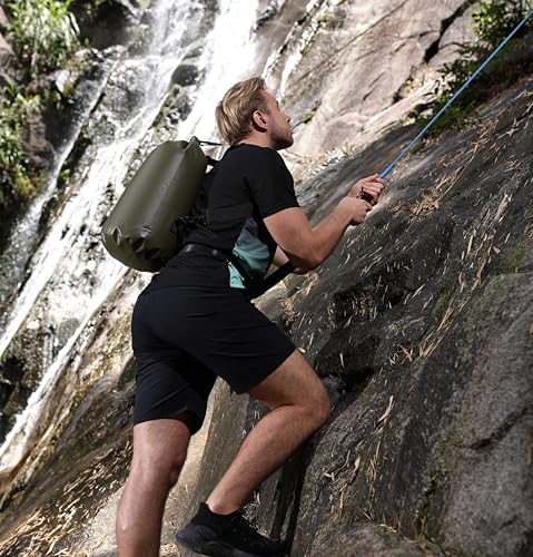 MARCHWAY Floating Waterproof Dry Bag Backpack 5L/10L/20L/30L/40L, Roll Top Sack Keeps Gear Dry for Kayaking, Rafting, Boating, Swimming, Camping, Hiking, Beach, Fishing