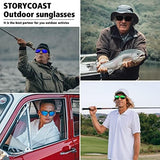 STORYCOAST Polarized Sports Sunglasses for Men Women Unbreakable Frame Cycling Fishing Driving