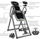 Innova Inversion Table with Adjustable Headrest, Reversible Ankle Holders, and 300 lb Weight Capacity