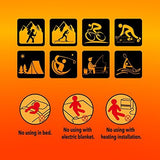 WORLD-BIO Body Warmers for Cold Weather, Heat Warmer Patch Disposable with Adhesive Backing Gives Hours Warm - 10/12/20/32/40 Packs, Hand Warmers Long Lasting Safe Natural Odorless