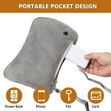 Hand Warmers Rechargeable, 10000mAh Electric Heated Gloves Power Bank Portable Graphene Handwarmers Pouch with 3 Levels & Double-Sided Heating for Hunting Camping Golf Xmas Gifts for Women Men Kids