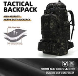 100L Camping Hiking Backpack,Molle military Tactical rucksack backpack,Waterproof Lightweight Hiking Backpack