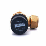 Reliance Water Controls TPR 15 6.0 Bar 90-95 DegC - Temperature Pressure Relief