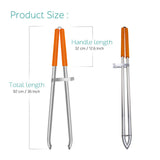 EJG 36" Long Trash & Garbage Picker Grabber, Lightweight Aluminium & Rustproof, Litter Pick Up Stick, Trash Tong, Reaching Assist Tool, Reacher Tool for Elderly, Garden Nabber Plogging (Orange)