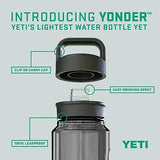 YETI Yonder Water Bottle with Yonder Chug Cap, Lightweight, Leakproof and BPA-Free