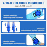 Zavothy 18L Water-Resistant Hydration Backpack Suit for 2L/3L Water Bladder – Hidden Helmet Compartment & Detachable Rain Cover – Lightweight Insulated Daypack for Cycling, Camping, Hiking (Men/Women)