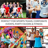 50 Strong Sports Water Bottles – Reusable 22 oz BPA-Free Plastic Bottles with Pull Top Cap – Made in USA – Top Rack Dishwasher Safe – Fits Most Bike Cages Brand