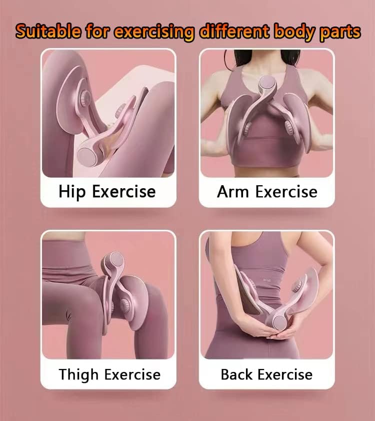 Thigh Master Hip Trainer Kegel Exerciser, Pelvic Floor Trainer, Kegel Trainer for Postpartum Rehabilitation, Trimmer Inner Thigh, Thigh Toner Workout