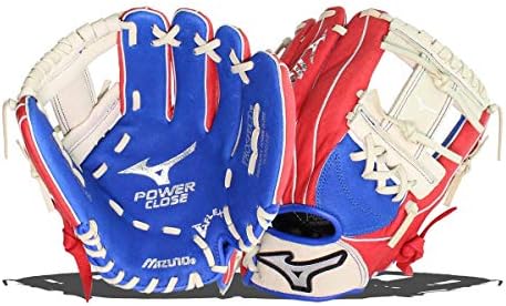 Mizuno Prospect PowerClose Youth Baseball Glove Series I V-Flex Notch I Parashock Palm Pad I ButterSoft Palm Liner