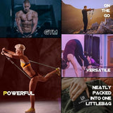 VEICK Resistance Bands, Exercise Bands, Workout Bands Set for Working Out with Handles for Men Women, Elastic Exercising Bands for Fitness Weights Work Out at Home Gym