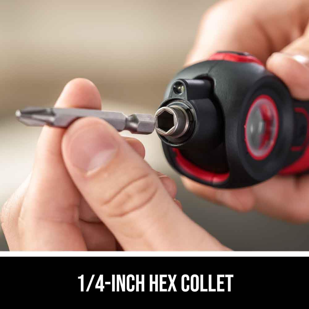 SKIL Twist 2.0 Rechargeable 4V Screwdriver with Pivoting Head, Torque Setting, USB-C Charging Cable & 2PC Bit Set-SD5619-01